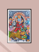 Shop Mahishasuramardini in Bengal Pattachitra by Laila Chitrakar