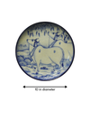 Majestic Cows in Blue Pottery Plates for sale