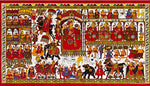 Buy Majesty and Grace The Regal Court of Pabuji in Phad Painting by Kalyan Joshi