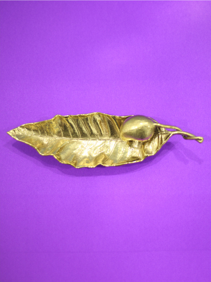 Shop Mango with leaf in Brass work by Chanchal Chakraborty