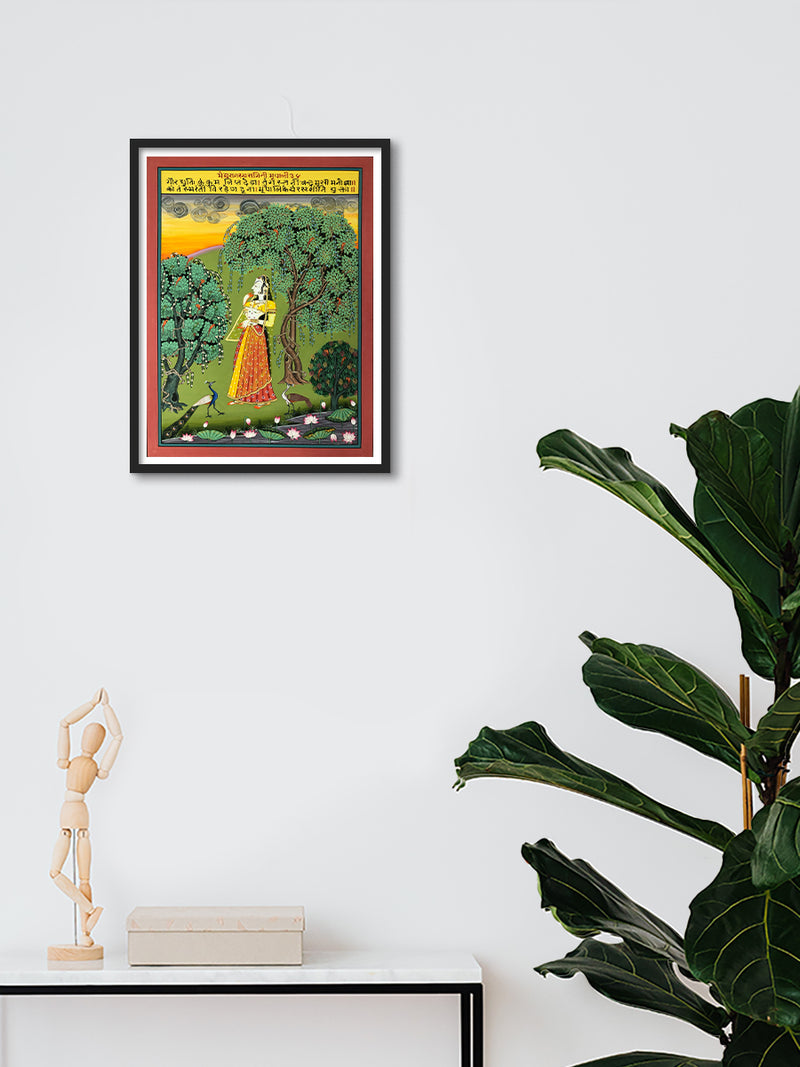 Megh Raag ki Ragini- Bhopali  , Kishangarh Art for sale