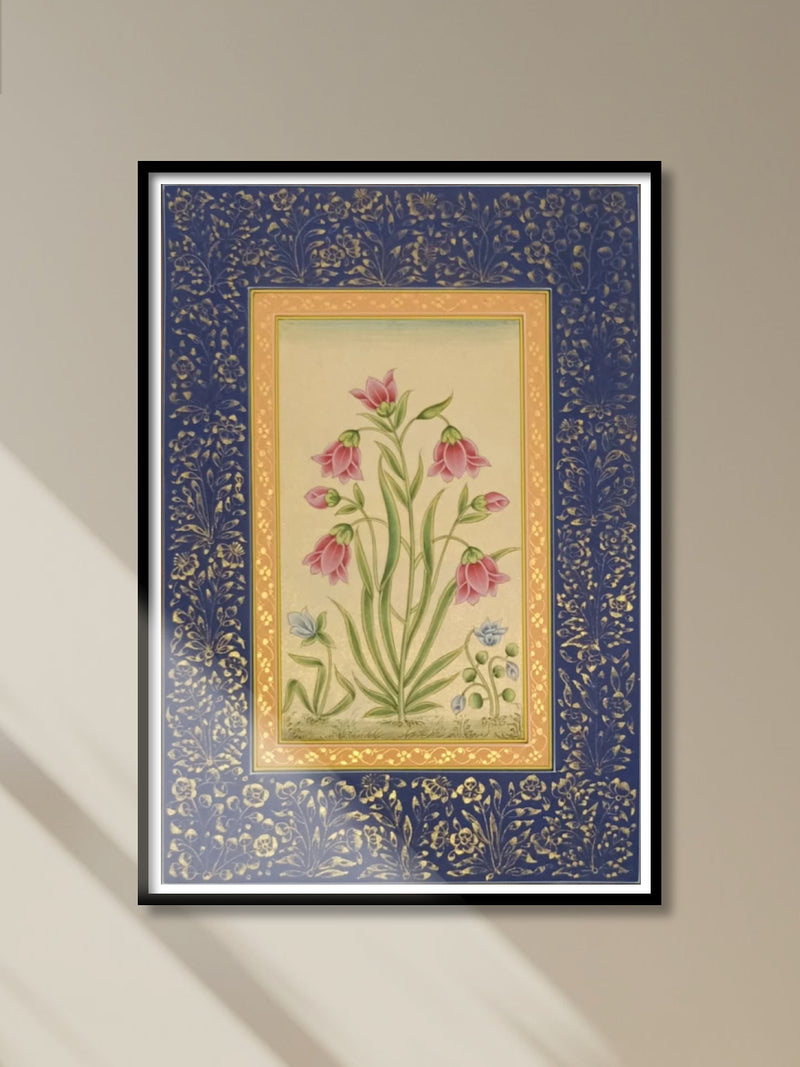 Shop Mughal Blossoms in Miniature Painting by Mohan Prajapati