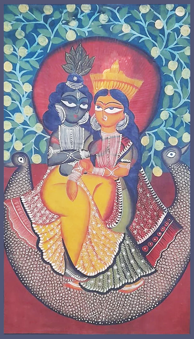 Mystical Sojourn: Uttam Chitrakar's Celestial Kalighat