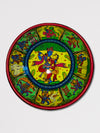 Shop for Radha Krishna Pattachitra Wooden Wall Plates at memeraki.com