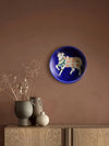 Fusion of ritual symbolism with artistic allure in Blue Pottery Plates by Vikram Singh Kharol for sale