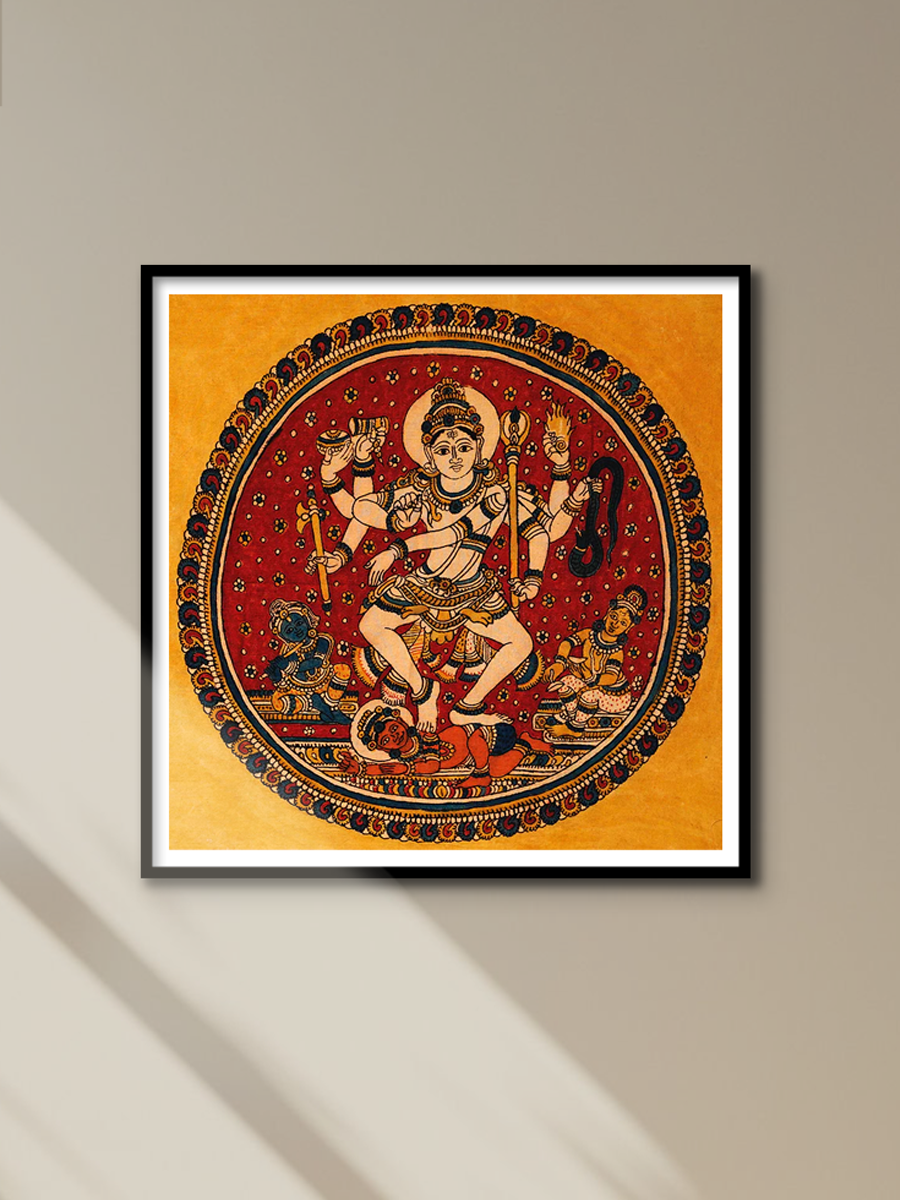 Nataraja Kalamkari Painting by Siva Reddy