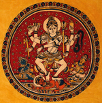 Nataraja Kalamkari Painting by Siva Reddy