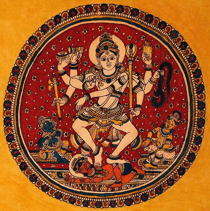 Nataraja Kalamkari Painting by Siva Reddy