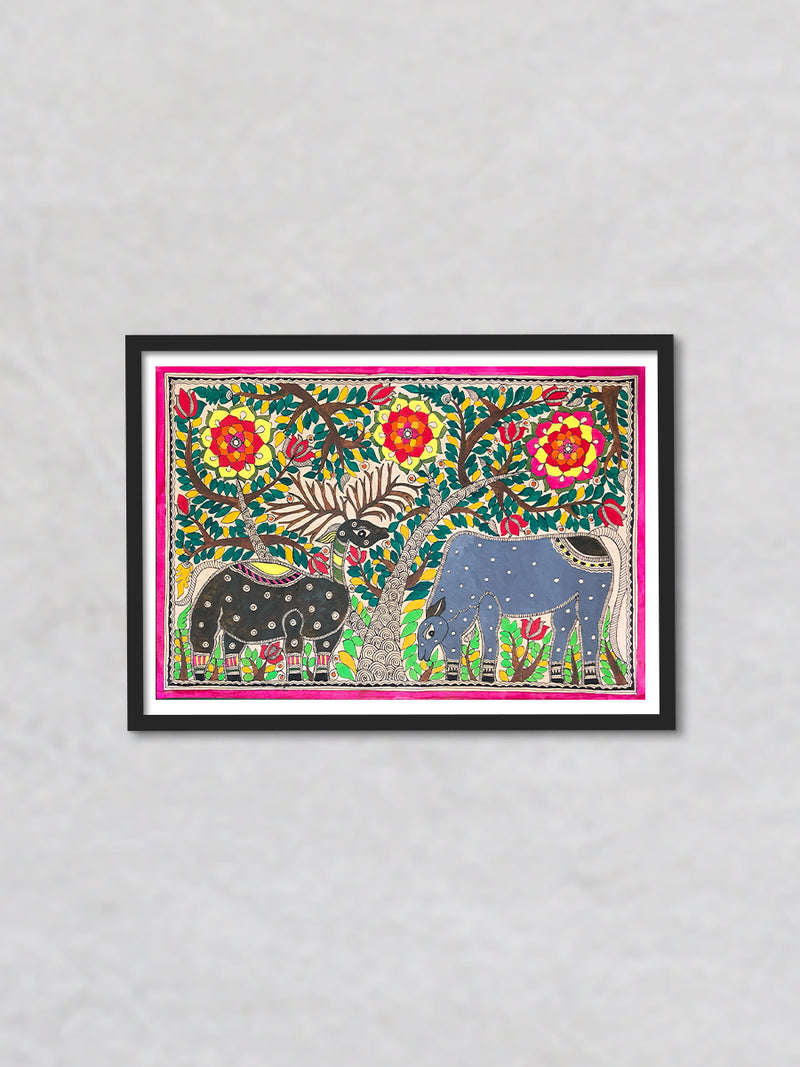 Nature & Animals, Madhubani by Ambika devi