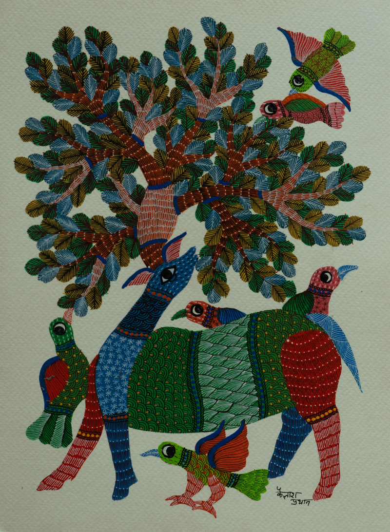 Buy Nature's Harmony in Gond by Kailash Pradhan