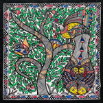 Buy Nature's Concoction  Vibrancy of Madhubani Art, Madhubani Painting by Ambika Devi