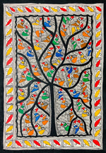 Buy Nurturing Canopy, Madhubani Painting by Ambika Devi