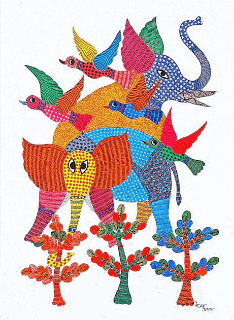 Order Nurturing Harmony: Gond of the Splendour of Nature