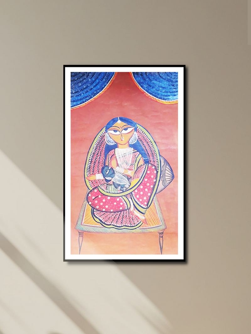 Nurturing Love: Uttam Chitrakar's Kalighat Treasure