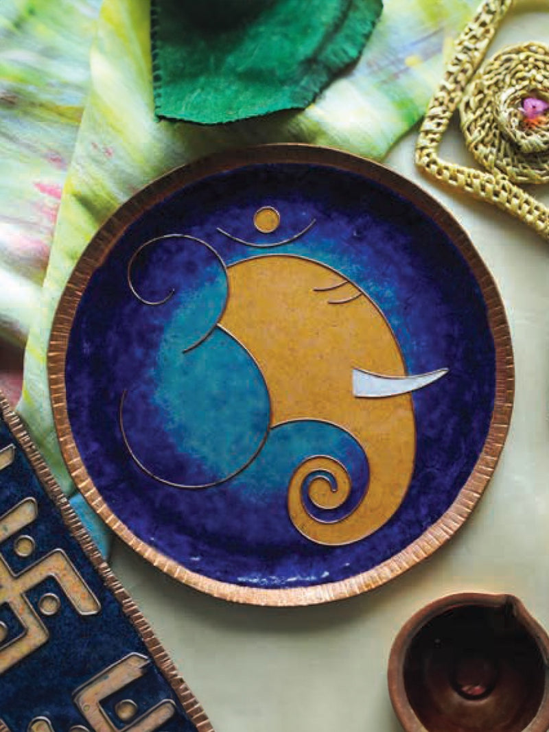 Shop Ganpati Plate by EkiBeki