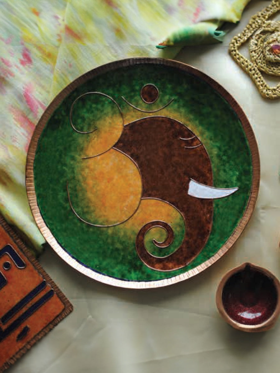 Shop Ganpati Plate by EkiBeki