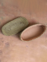 Oval shape sabai grass basket