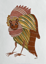 Buy Owl in Gond by Sukhiram Maravi