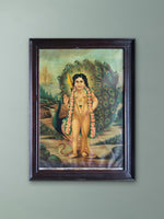 The Divine Sri Bala Subrahmanyam in Oleograph by Raja Ravi Varma