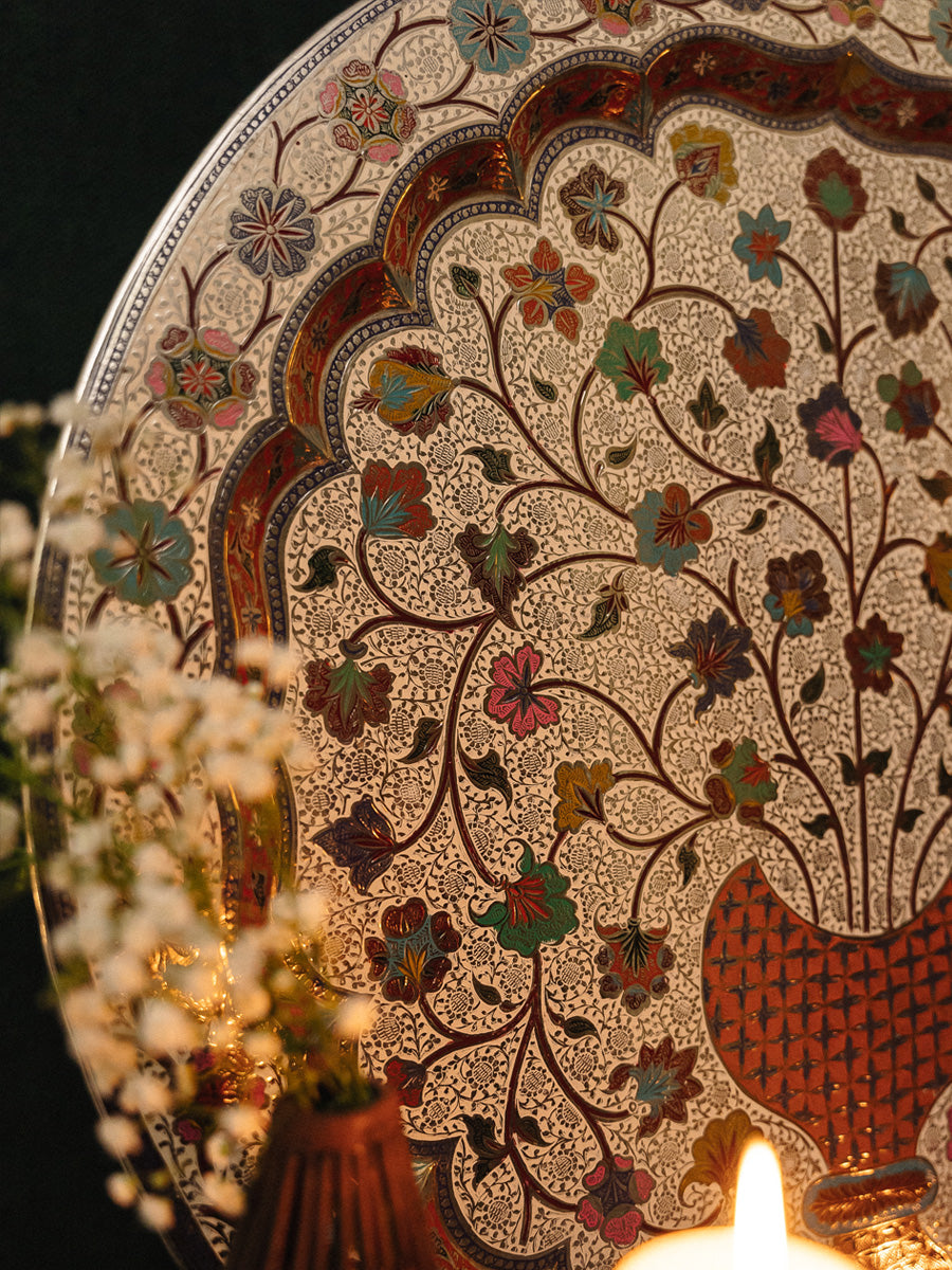 Tree of Life in Marodi Brass Plate