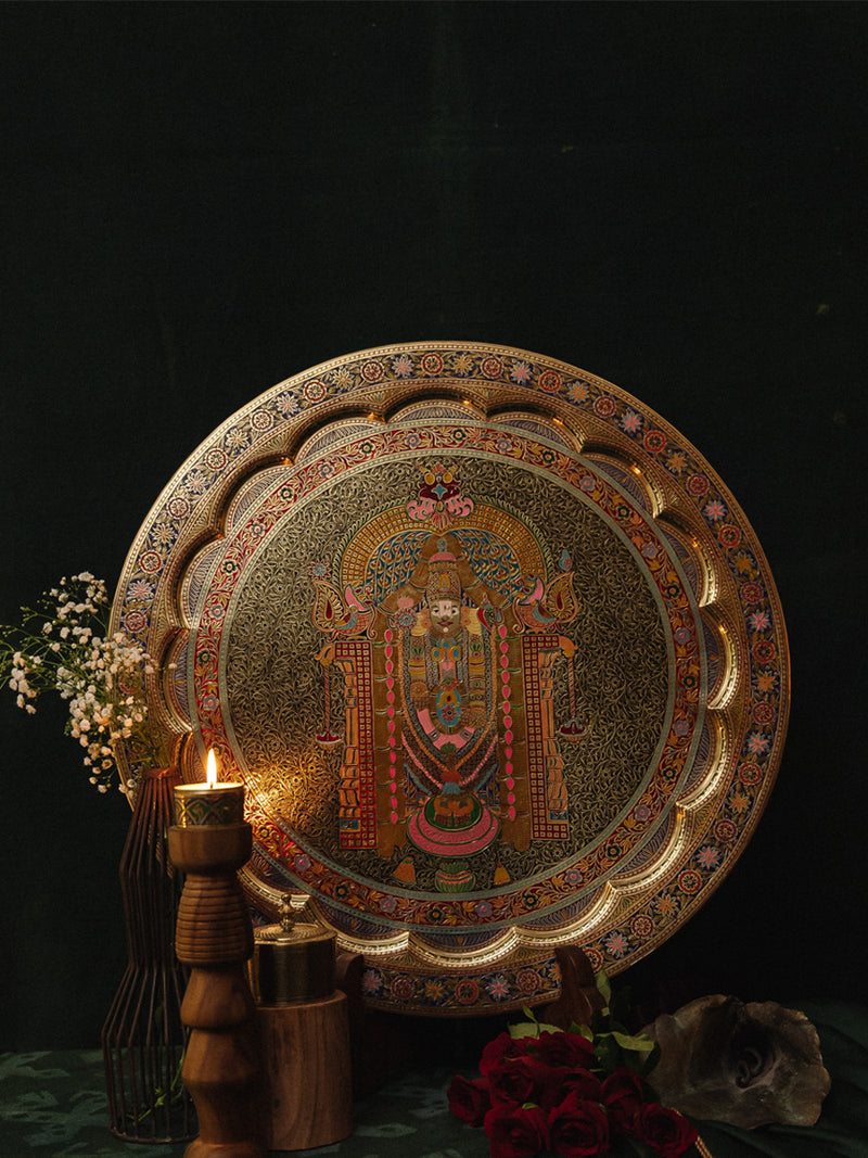 Lord Balaji in Marodi Brass Plate