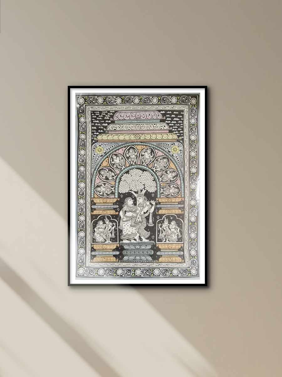 Shop Radha and Krisna in Pattachitra by Apindra Swain