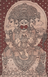 Buy Panchmukhi Hanuman: Kalamkari by Sudheer