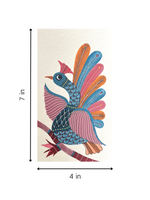 Peacock In Gond artwork for sale