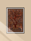 Shop Peacock and Tree in Kalamkari By Harinath N