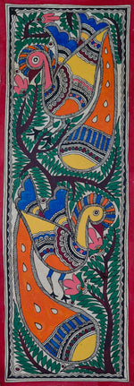 Buy Peacock in Madhubani by Ambika Devi