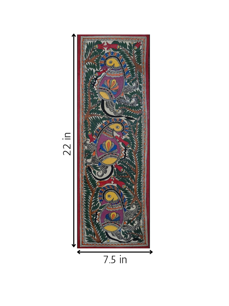 Peacock in Madhubani artwork for sale