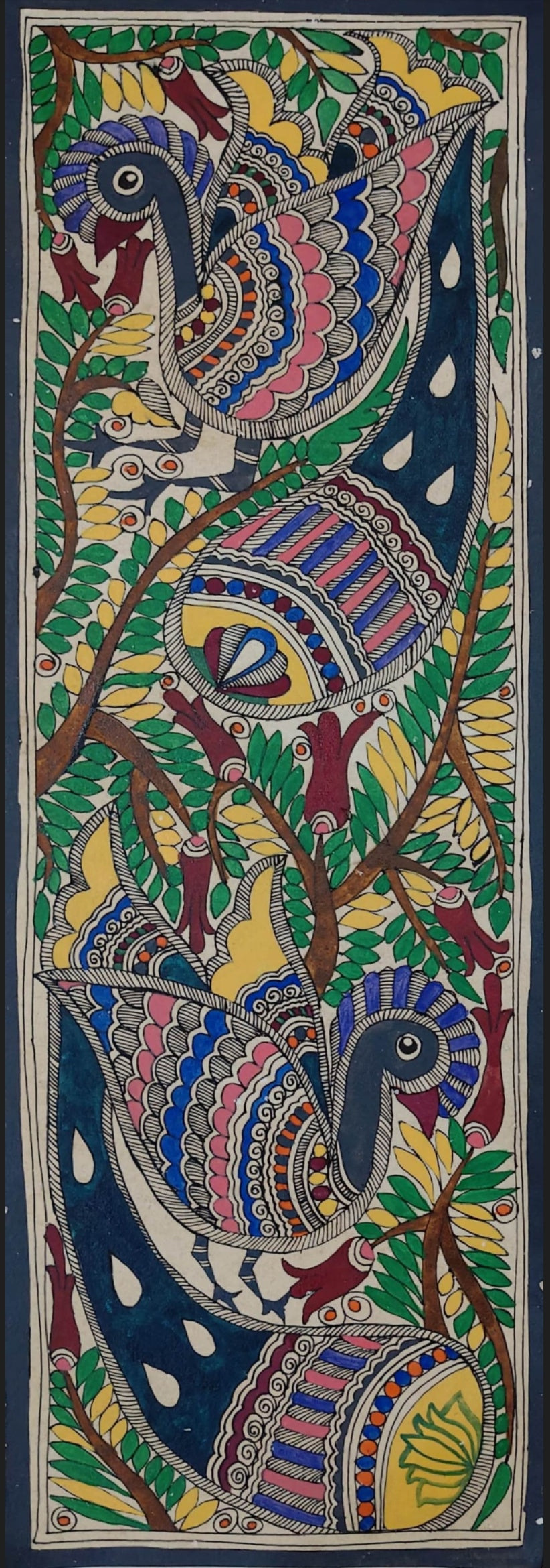 Buy Peacock in Madhubani by Ambika Devi 