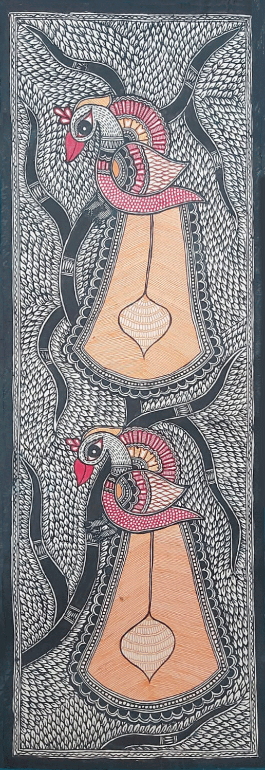 Buy Peafowl in Madhubani by Priti Karn