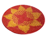 Buy Plate woven in Orange and yellow Sabari Grass Work by Dipali Mura