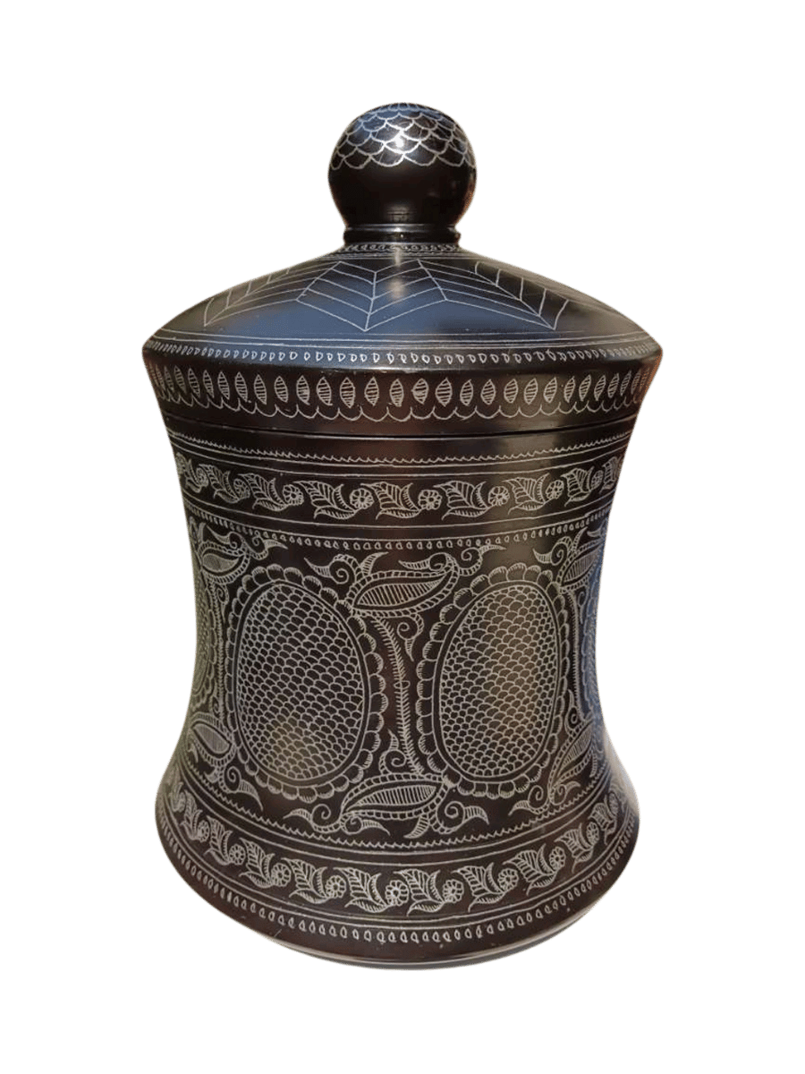 Shop  Pot in Black Pottery by Ramjatan Prajapati