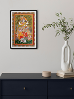 Buy Purusottam Swain's Pattachitra: The Shiva Family's Abode