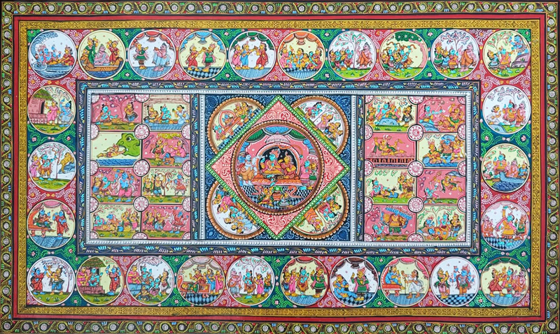 Purusottam Swain's Ramayana Pattachitra: A Spiritual Odyssey