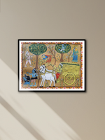 SHOP RURAL VILLAGE LIFE: CHERIYAL SCROLL PAINTING