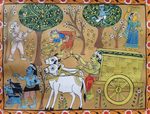 BUY RURAL VILLAGE LIFE: CHERIYAL SCROLL PAINTING