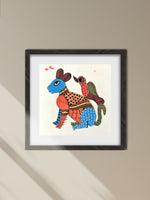 Shop Rabbit and a bird In Gond By Kailash Pradhan 