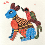 Buy Rabbit and a bird In Gond By Kailash Pradhan 