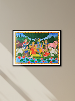 SHOP Radha Krishna  CHERIYAL SCROLL PAINTING