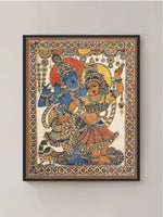 Radha Krishna : Kalamkari painting by Harinath.N for sale