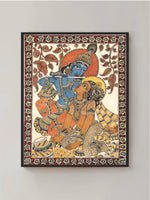 Radha Krishna: Kalamkari painting by Harinath.N for sale