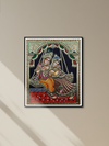 Shop Radha Krishna: Tanjore Painting by Sanjay Tandekar