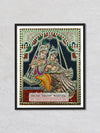 Radha Krishna, Tanjore Painting by Sanjay Tandekar