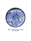 Majestic Tree In Blue Pottery Plate for sale