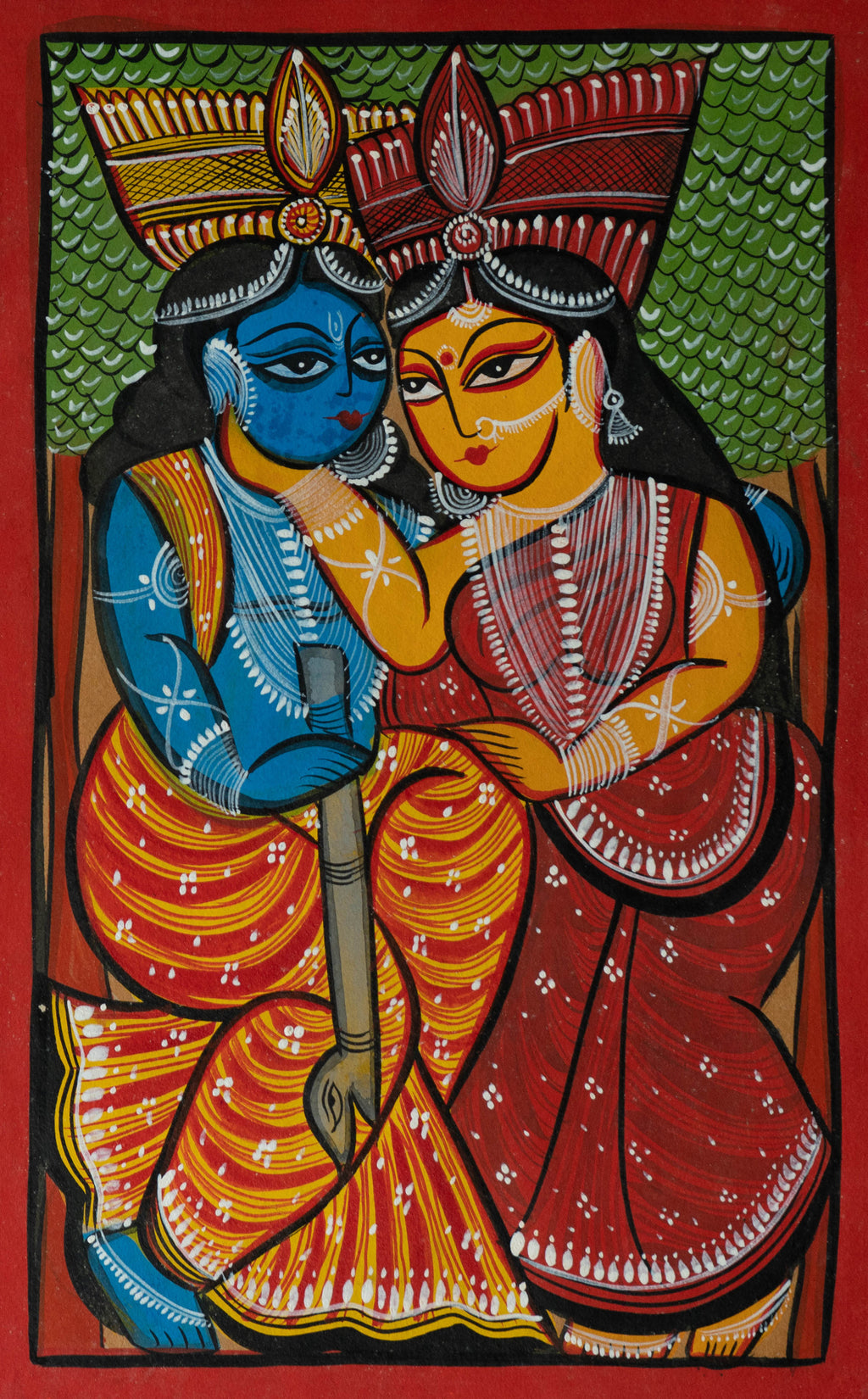 Shop Radha-Krishna in Bengal Pattachitra