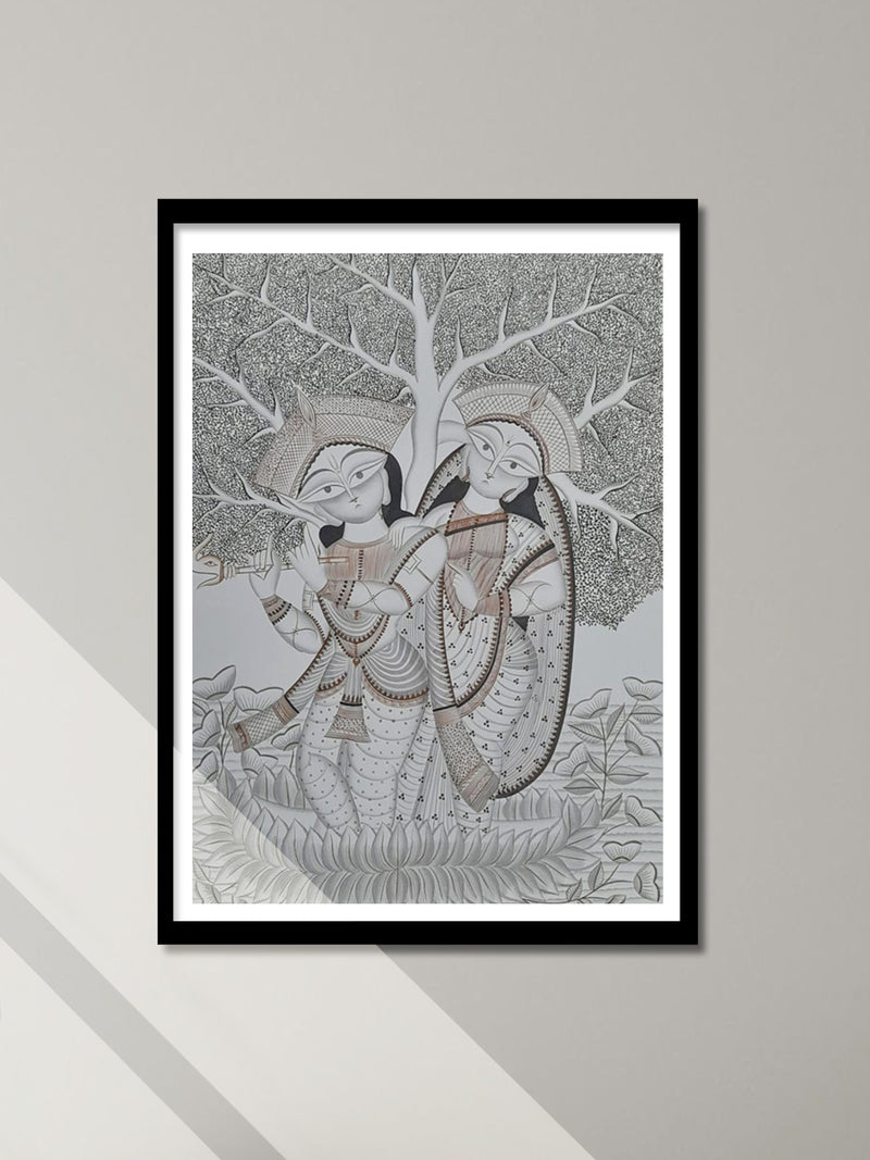 Shop Radha Krishna in Forest: Kalighat by Uttam Chitrakar