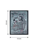 Radha Krishna in Madhubani for sale